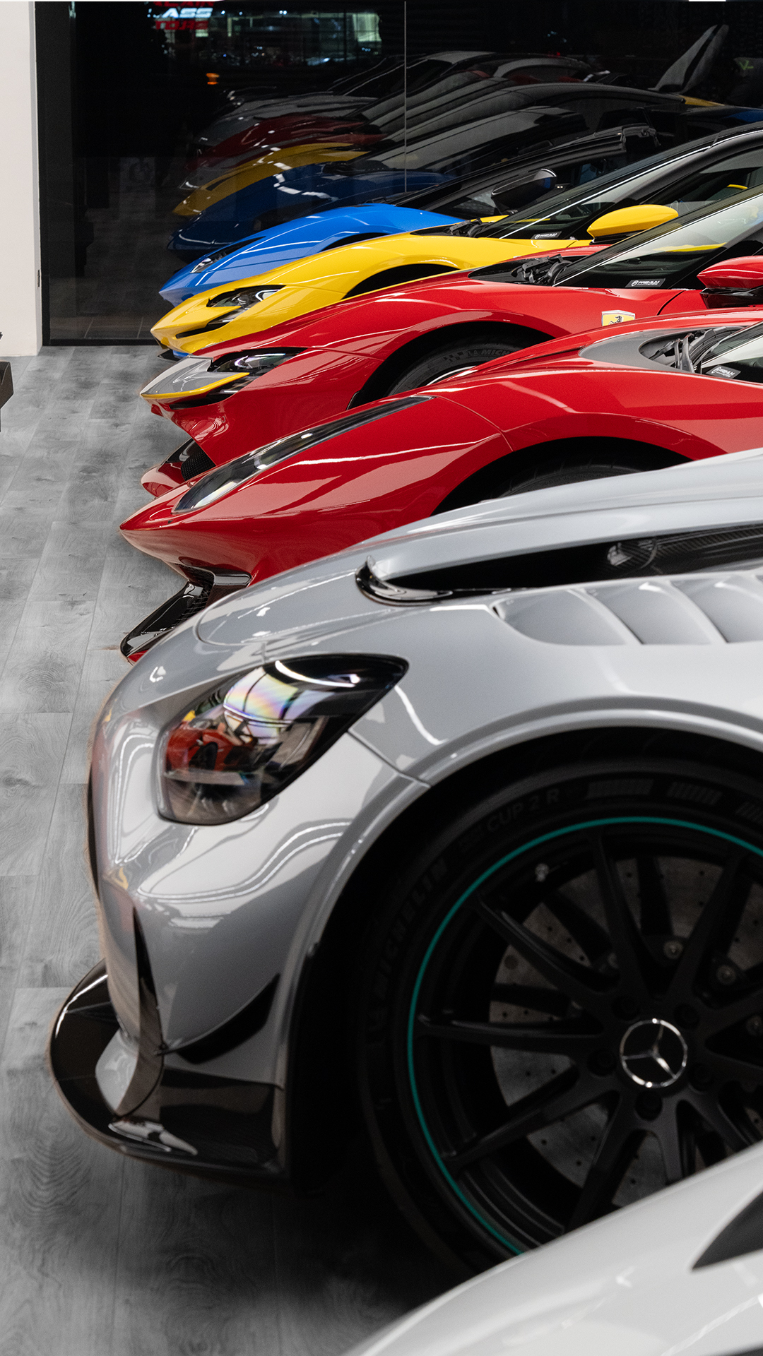 Mercedes-AMG and Ferrari collection at Premium Motors