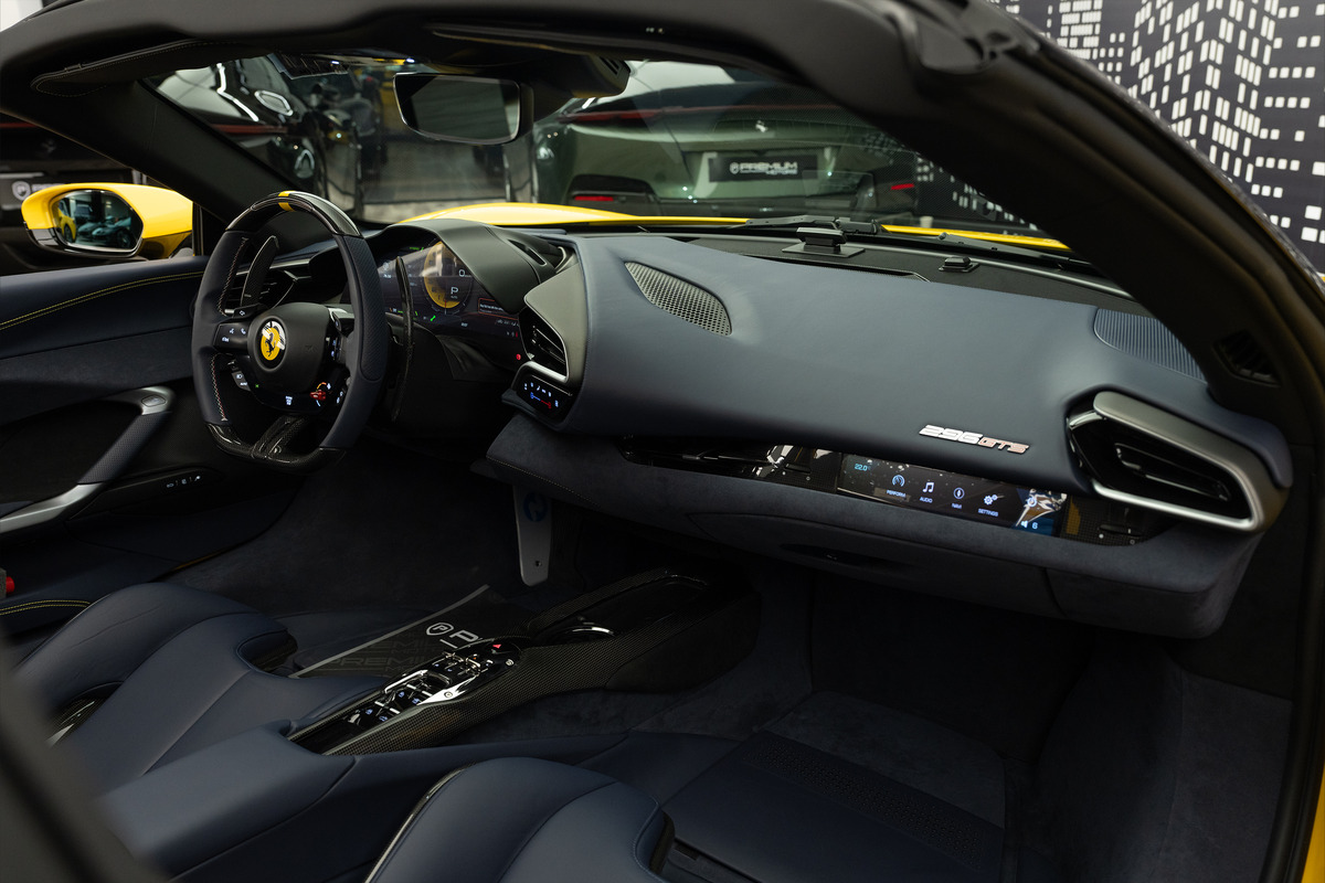 Used 2024 Ferrari 296 GTS — Atelier — Yellow for Sale in Dubai — gallery photograph 9