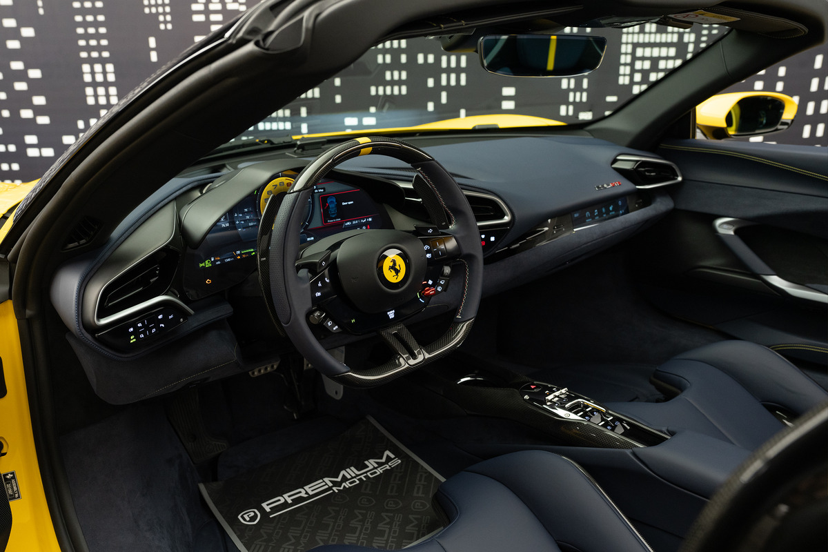 Used 2024 Ferrari 296 GTS — Atelier — Yellow for Sale in Dubai — gallery photograph 11