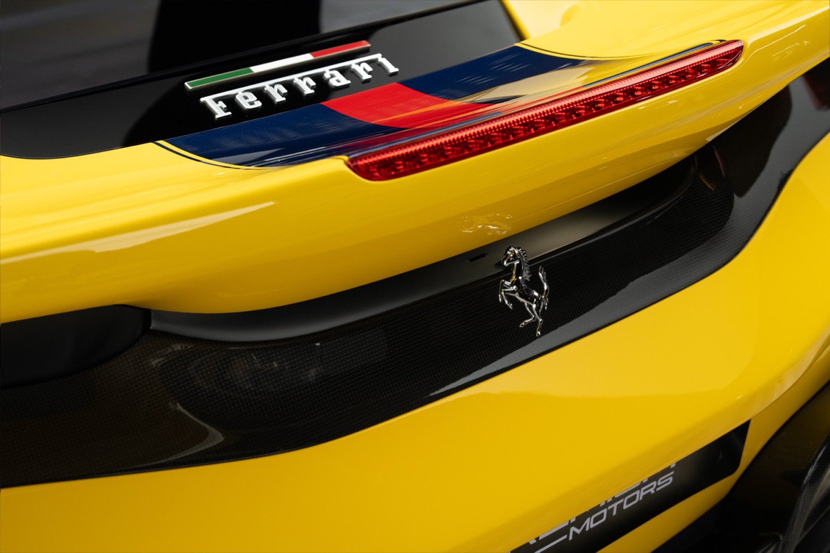 Used 2020 Ferrari 488 Pista — Yellow for Sale in Dubai — gallery photograph 8