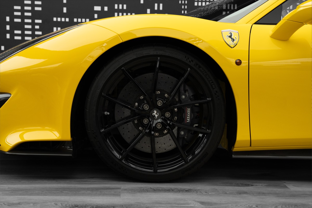 Used 2020 Ferrari 488 Pista — Yellow for Sale in Dubai — gallery photograph 9