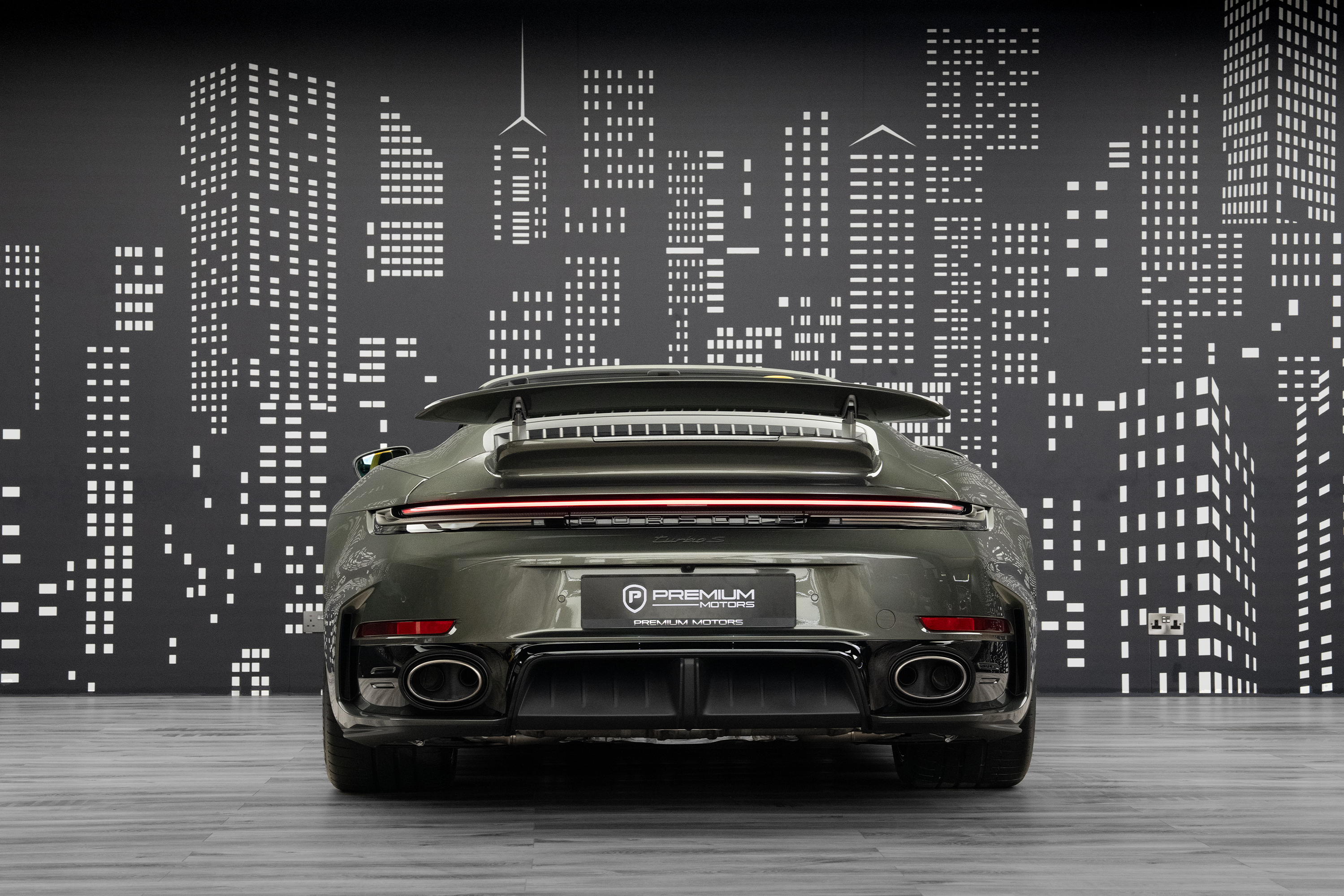 2026 Porsche 911 Turbo S Cabriolet — Green for Sale in Dubai — gallery photograph 8