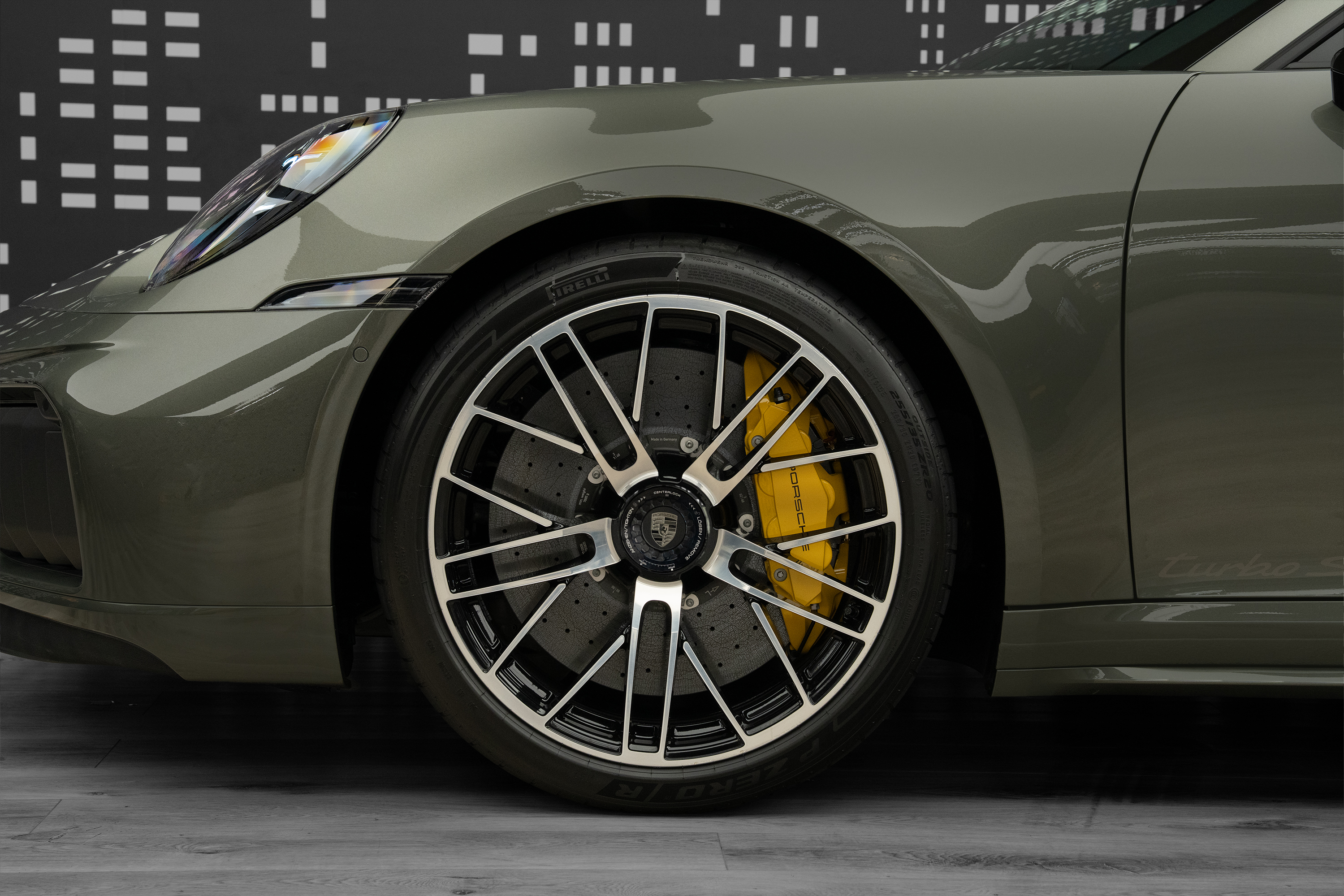 2026 Porsche 911 Turbo S Cabriolet — Green for Sale in Dubai — gallery photograph 9