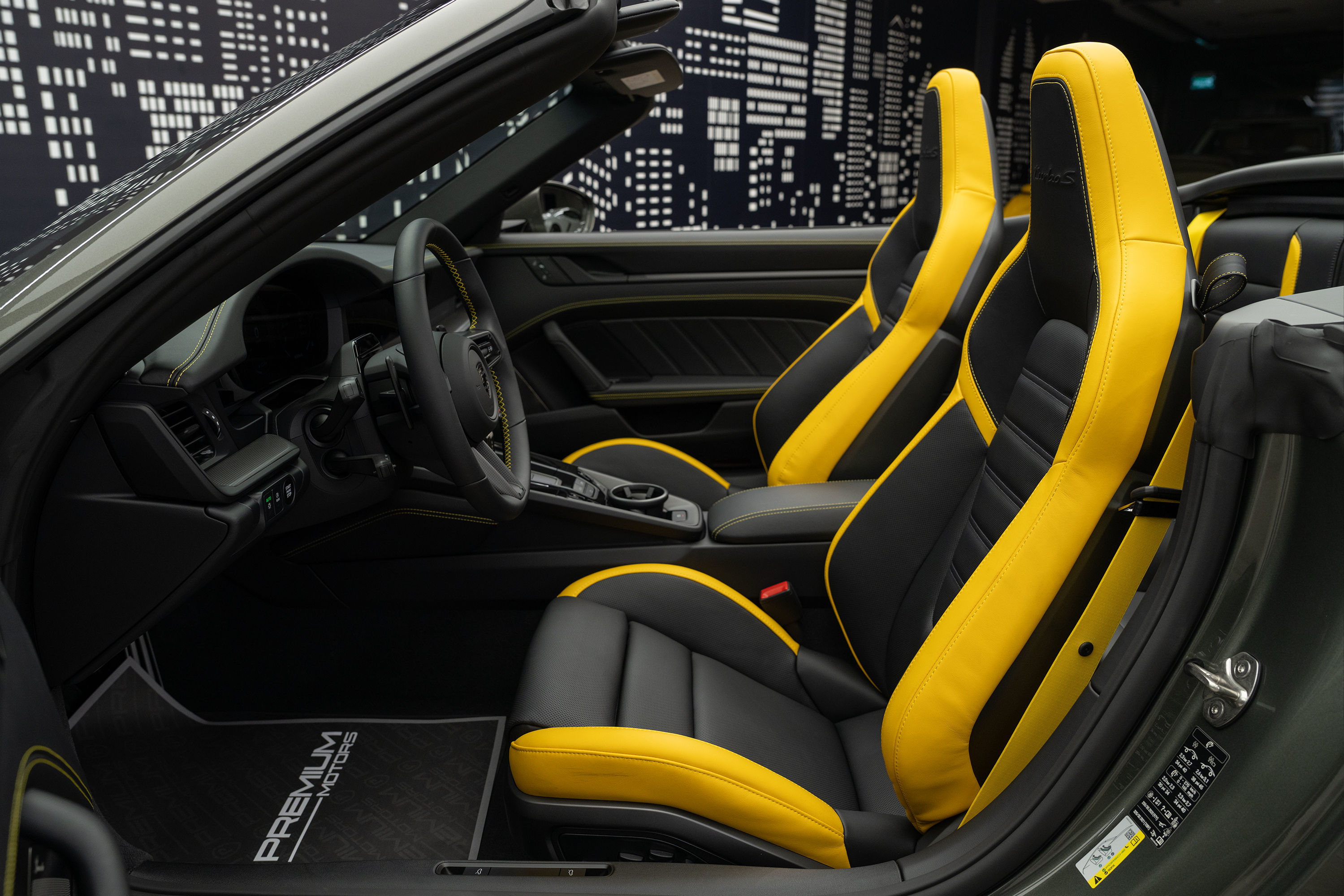 2026 Porsche 911 Turbo S Cabriolet — Green for Sale in Dubai — gallery photograph 14