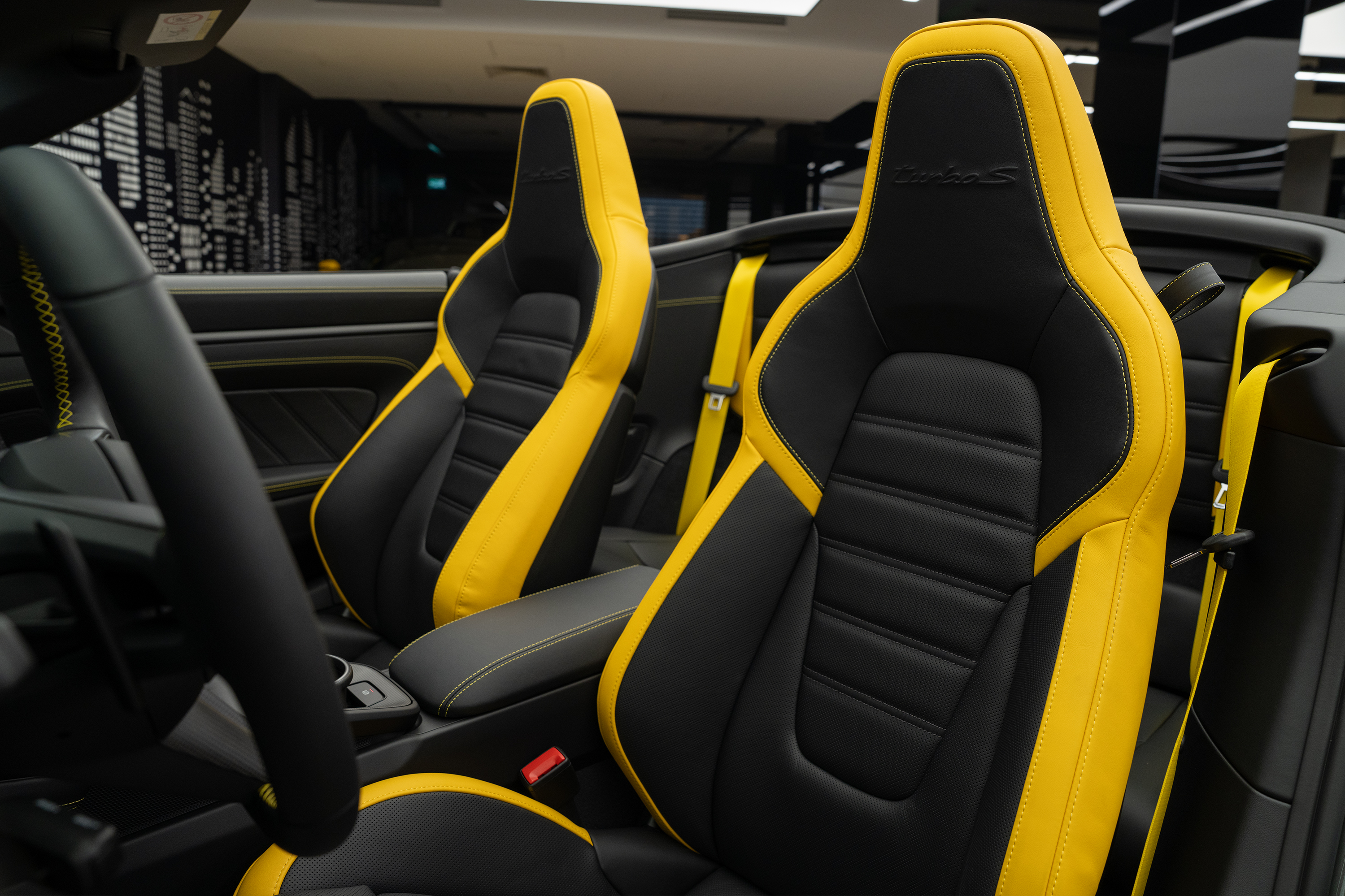 2026 Porsche 911 Turbo S Cabriolet — Green for Sale in Dubai — gallery photograph 15