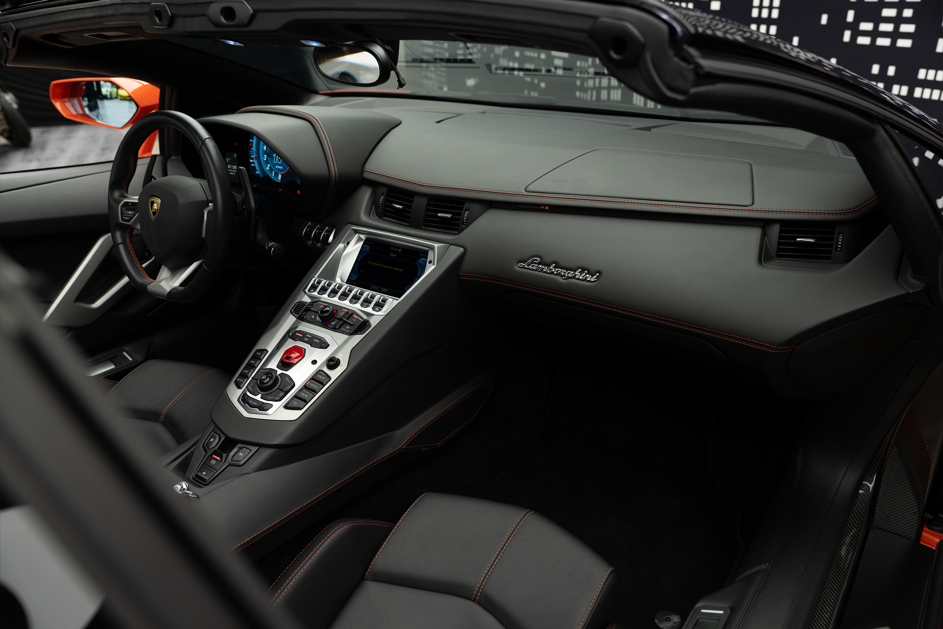 Used 2019 Lamborghini Aventador S Roadster — Orange for Sale in Dubai — gallery photograph 12