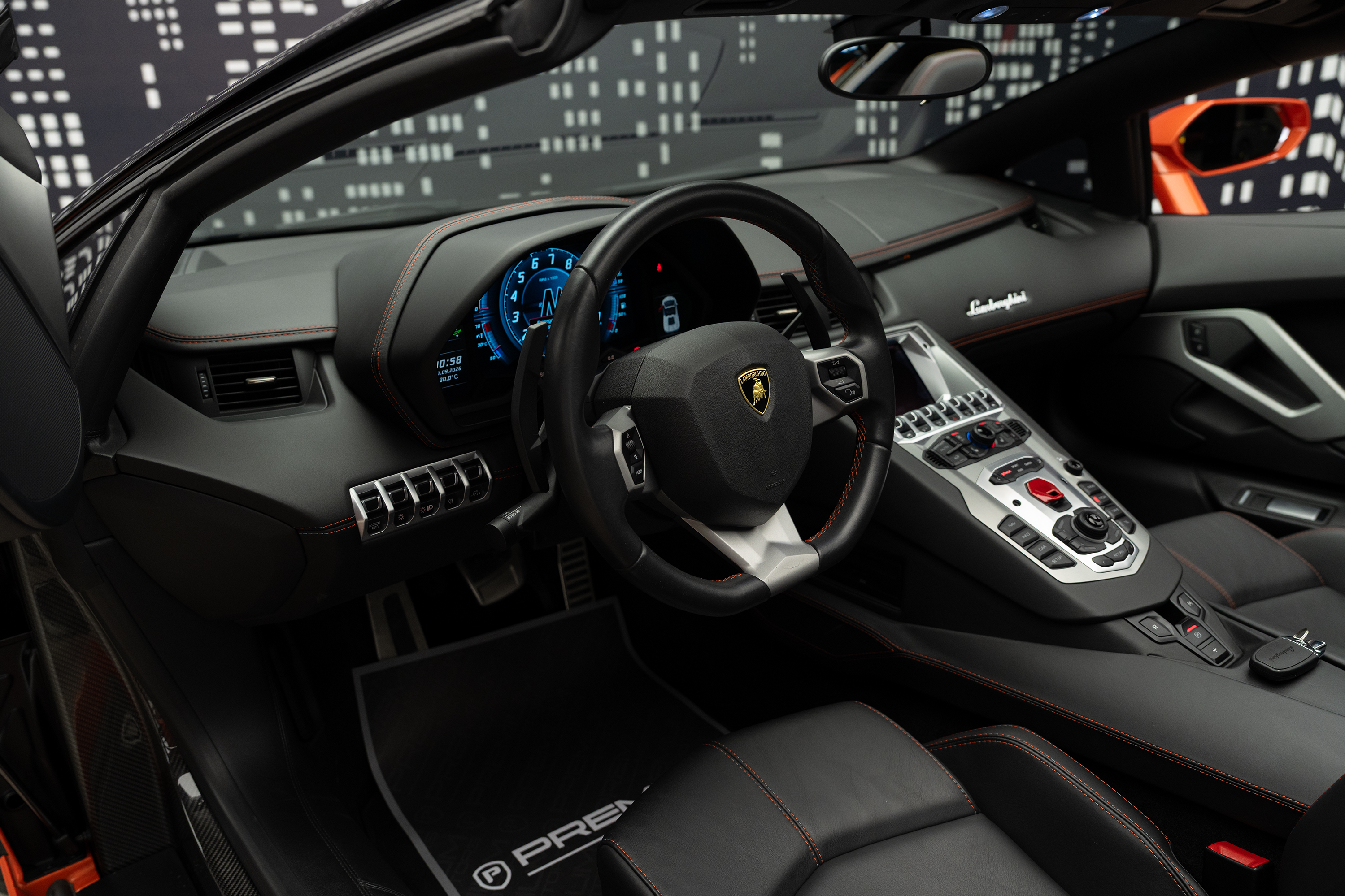 Used 2019 Lamborghini Aventador S Roadster — Orange for Sale in Dubai — gallery photograph 13