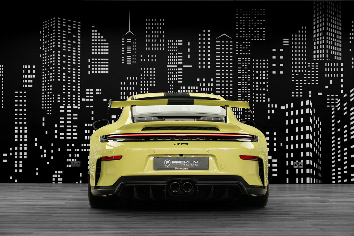2025 Porsche 992.2 GT3 — Weissach — Yellow for Sale in Dubai — gallery photograph 5