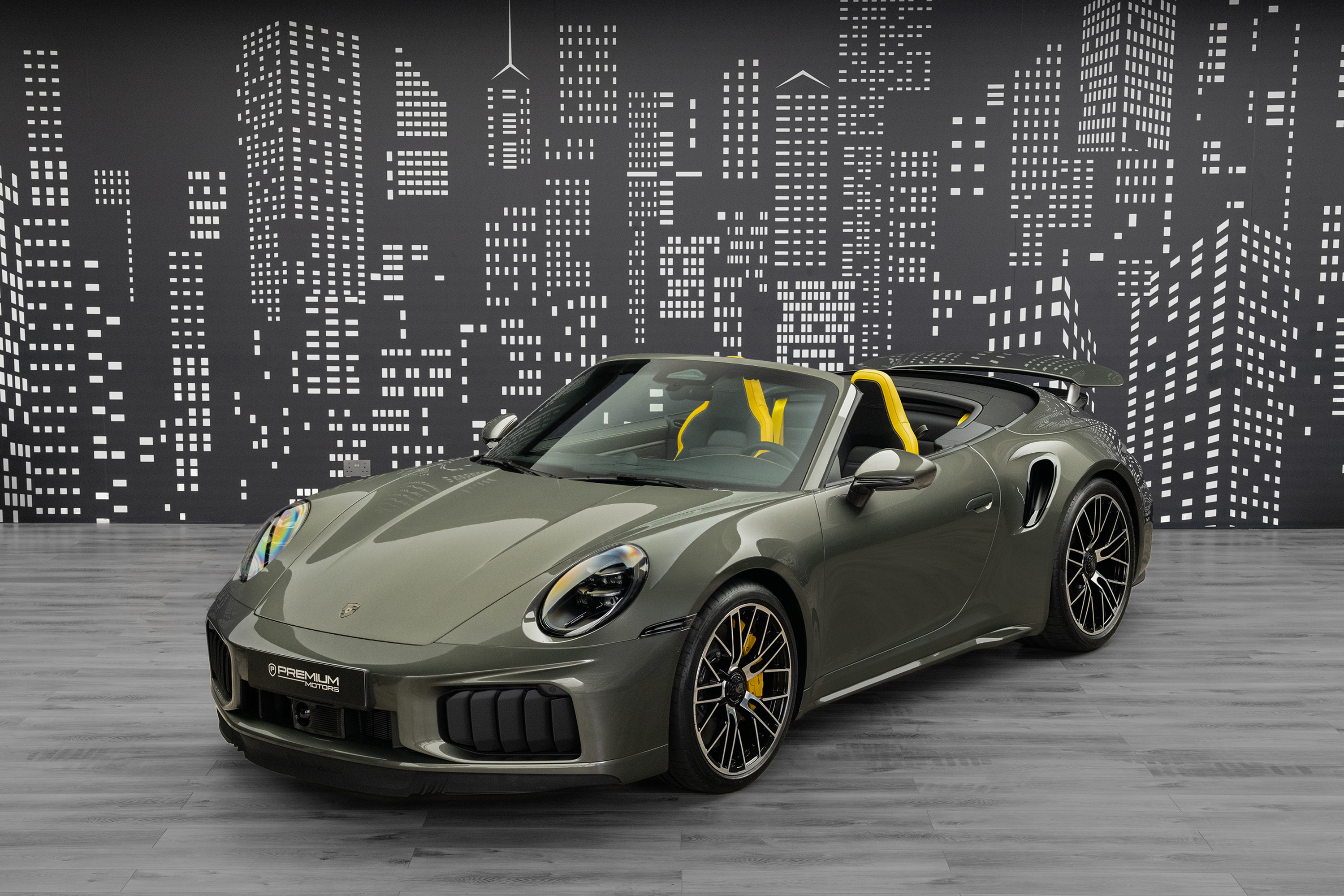 2026 Porsche 911 Turbo S Cabriolet — Green for Sale in Dubai — Green exterior