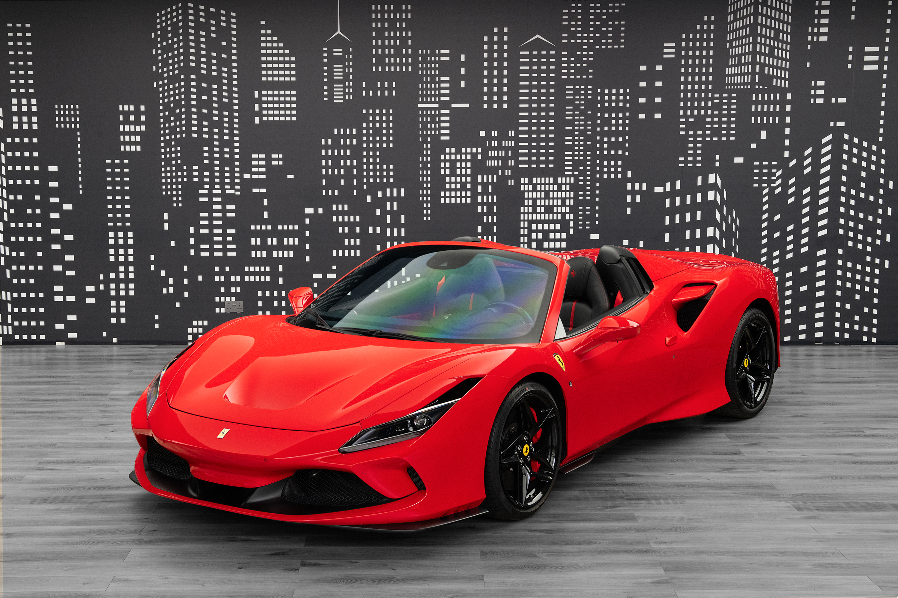 Used 2020 Ferrari F8 Spider — Red for Sale in Dubai — Red exterior