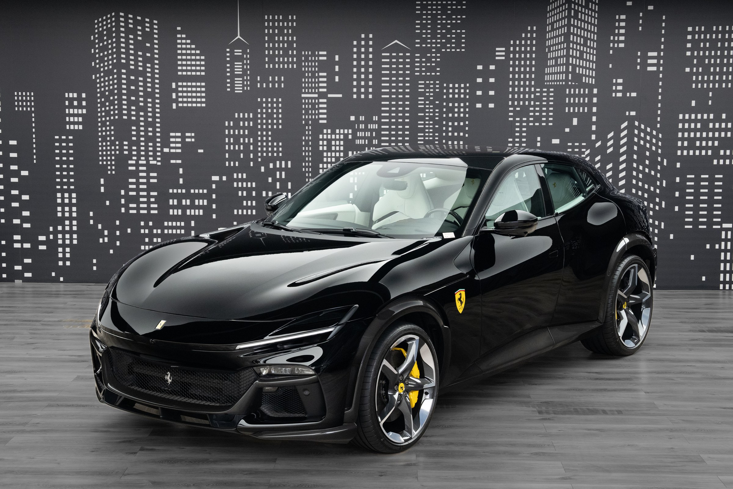 2025 Ferrari Purosangue — Black for Sale in Dubai — Black exterior