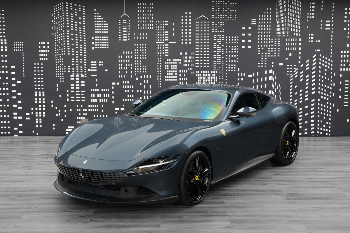 2023 Ferrari Roma in Blue — front three-quarter view