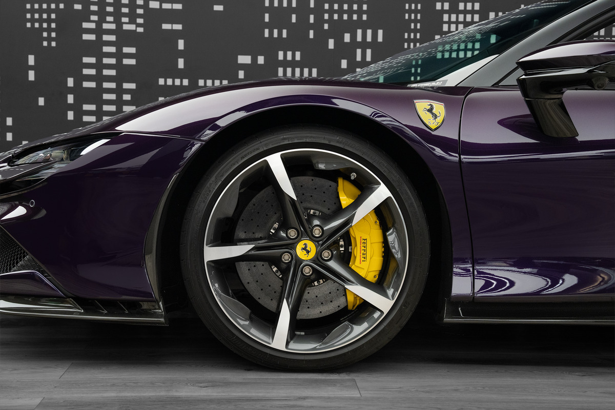 Used 2024 Ferrari SF90 Spider — Purple for Sale in Dubai — gallery photograph 6