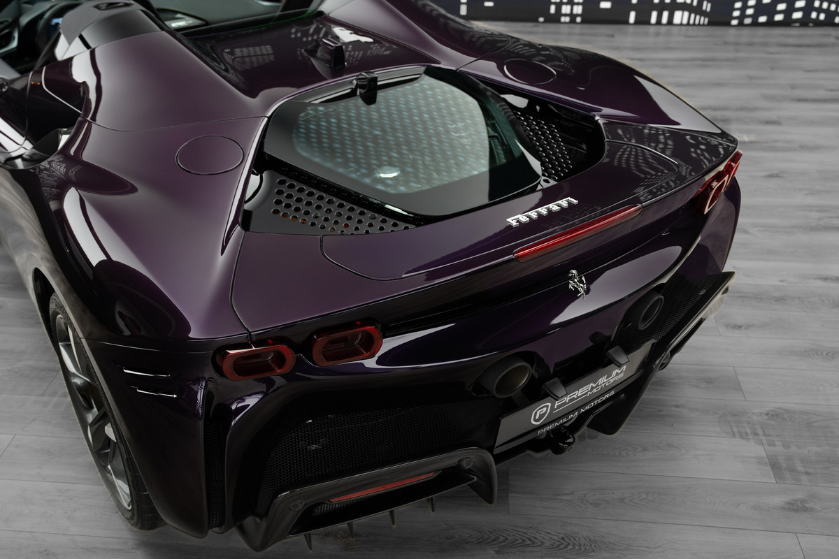 Used 2024 Ferrari SF90 Spider — Purple for Sale in Dubai — gallery photograph 8