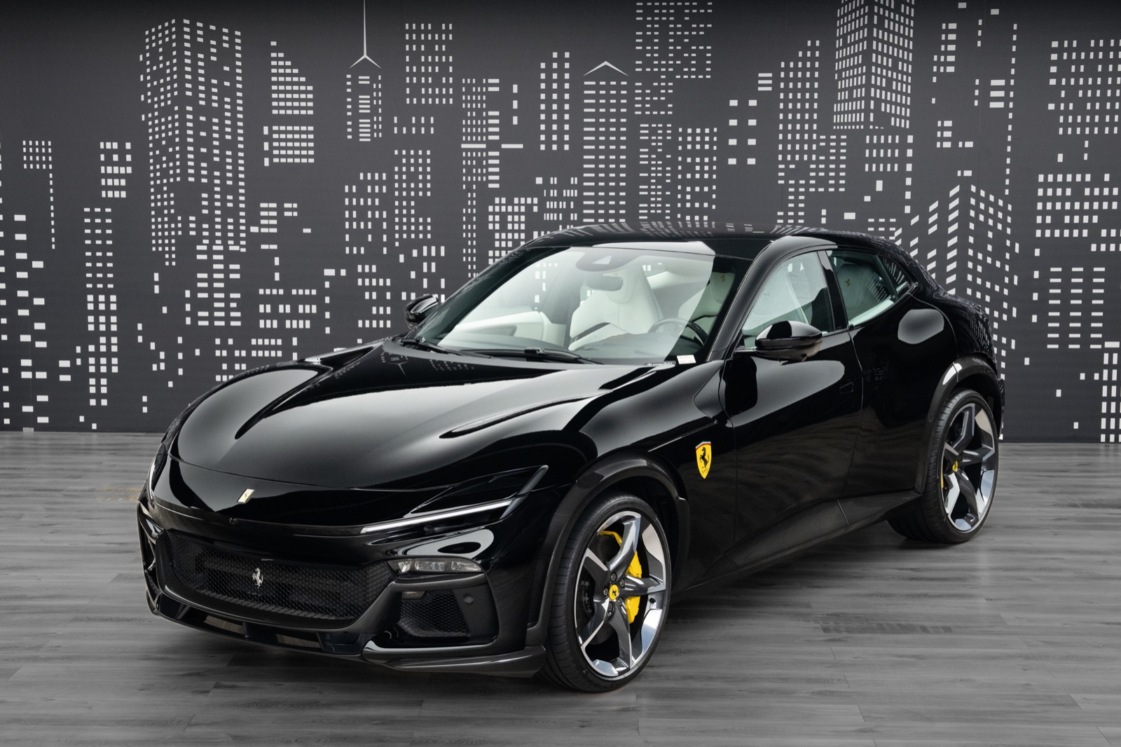 Black Ferrari Purosangue at Premium Motors